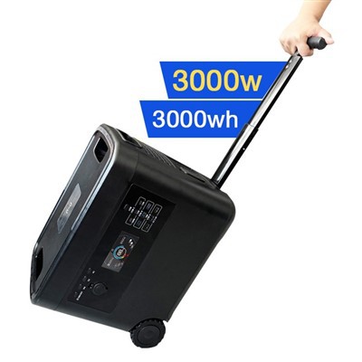 Ikkampjar Power Power Station 3000W Off Grid Ġeneratur Solari Portabbli Dar Backup ta 'Emerġenza Power House